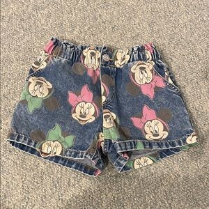 Minnie Mouse H&M denim shorts